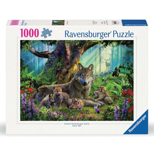 Ravensburger 1000 Piece Puzzle - Wolves in the Forest