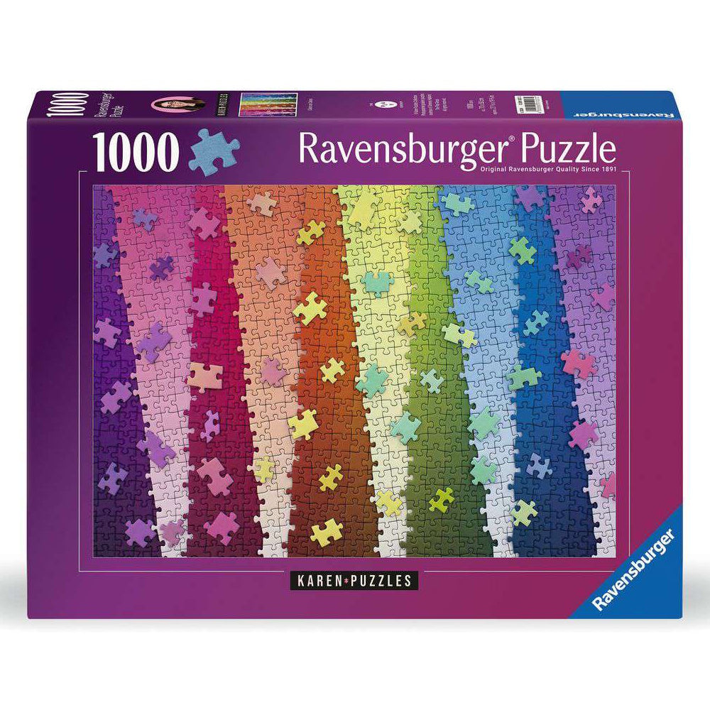 Ravensburger 1000 Piece Puzzle - Karen Puzzles: Colours on Colours