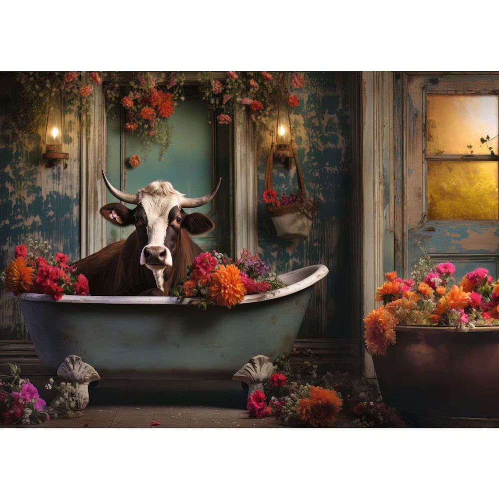 Ravensburger 1000 Piece Puzzle - The Cow with the Flowery Headdress