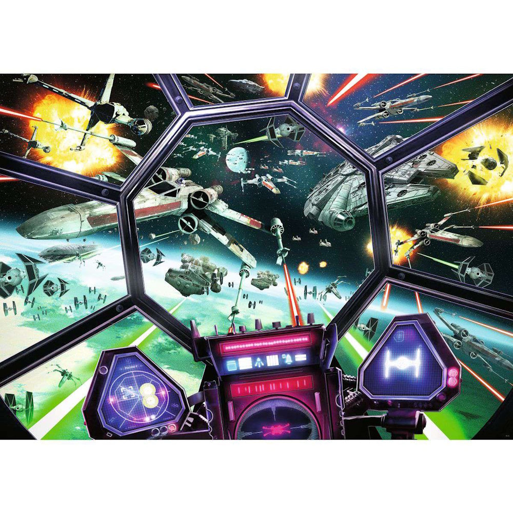 Ravensburger 1000 Piece Puzzle - Star Wars: Tie Fighter Cockpit