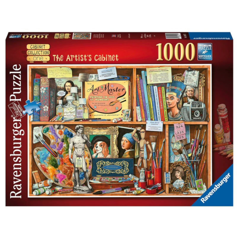 Ravensburger 1000 Piece Puzzle - The Artist's Cabinet