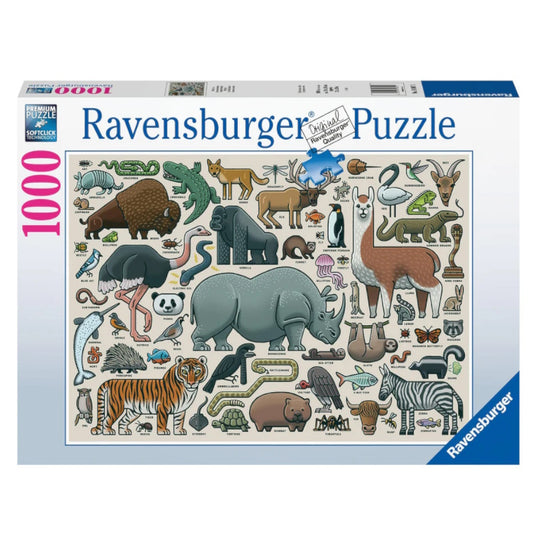 Ravensburger 1000 Piece Puzzle - You Wild Animal