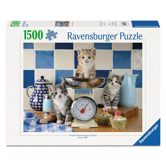 Ravensburger 1500 Piece Puzzle - Kittens in the Kitchen