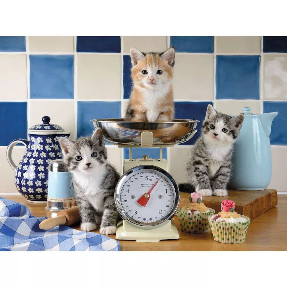 Ravensburger 1500 Piece Puzzle - Kittens in the Kitchen