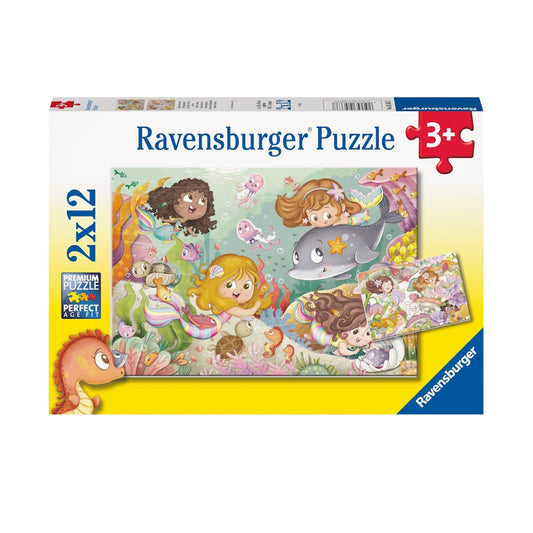Ravensburger 2 x 12 Piece Puzzles - Fairies and Mermaids