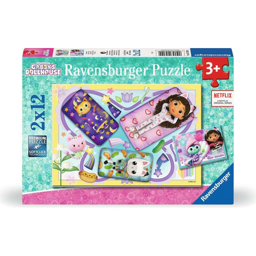 Ravensburger 2 x 12 Piece Puzzles - Gabby's Dollhouse