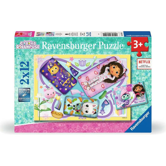 Ravensburger 2 x 12 Piece Puzzles - Gabby's Dollhouse