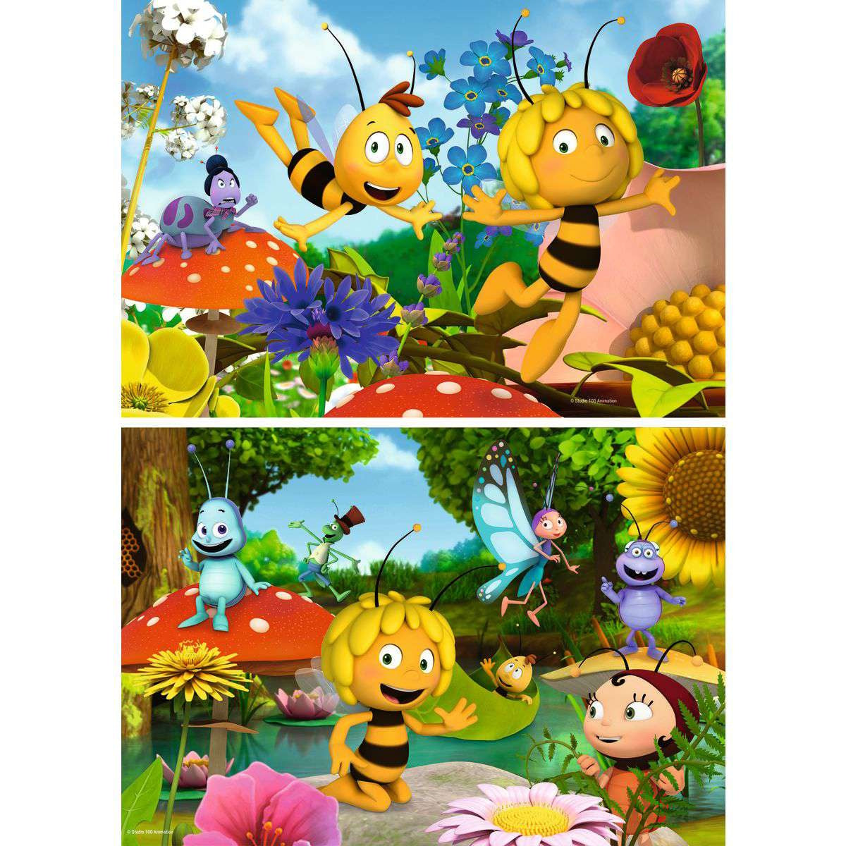 Ravensburger 2 x 12 Piece Puzzles - Maja's World