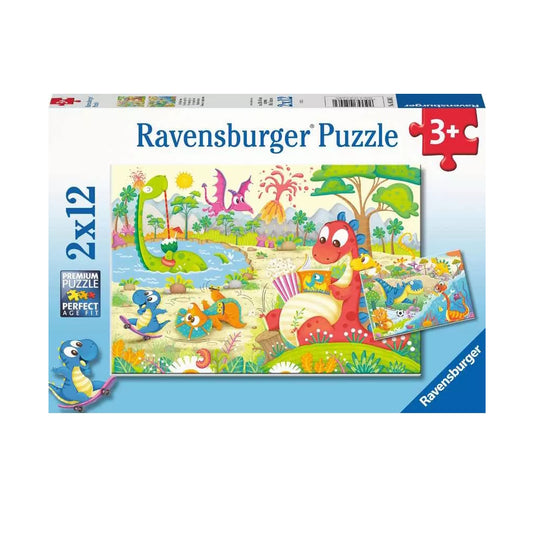 Ravensburger 2 x 12 Piece Puzzles - My Dino Friends