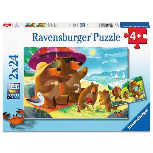 Ravensburger 2 x 24 Piece Puzzles - Camping / Travel