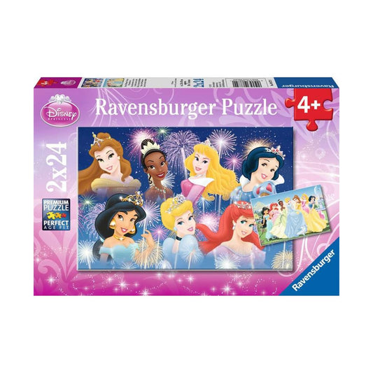 Ravensburger 2 x 24 Piece Puzzles - Disney Princesses Gathering