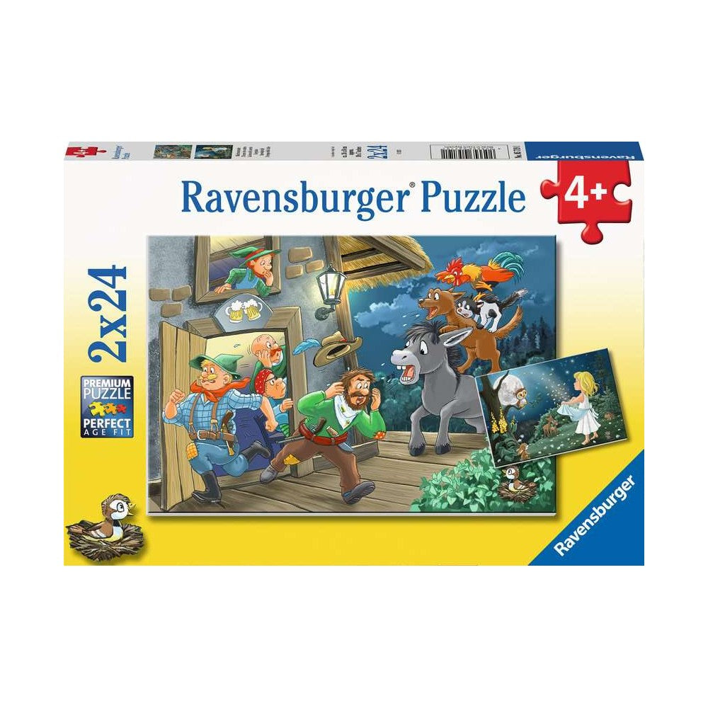 Ravensburger 2 x 24 Piece Puzzles - Fairytales