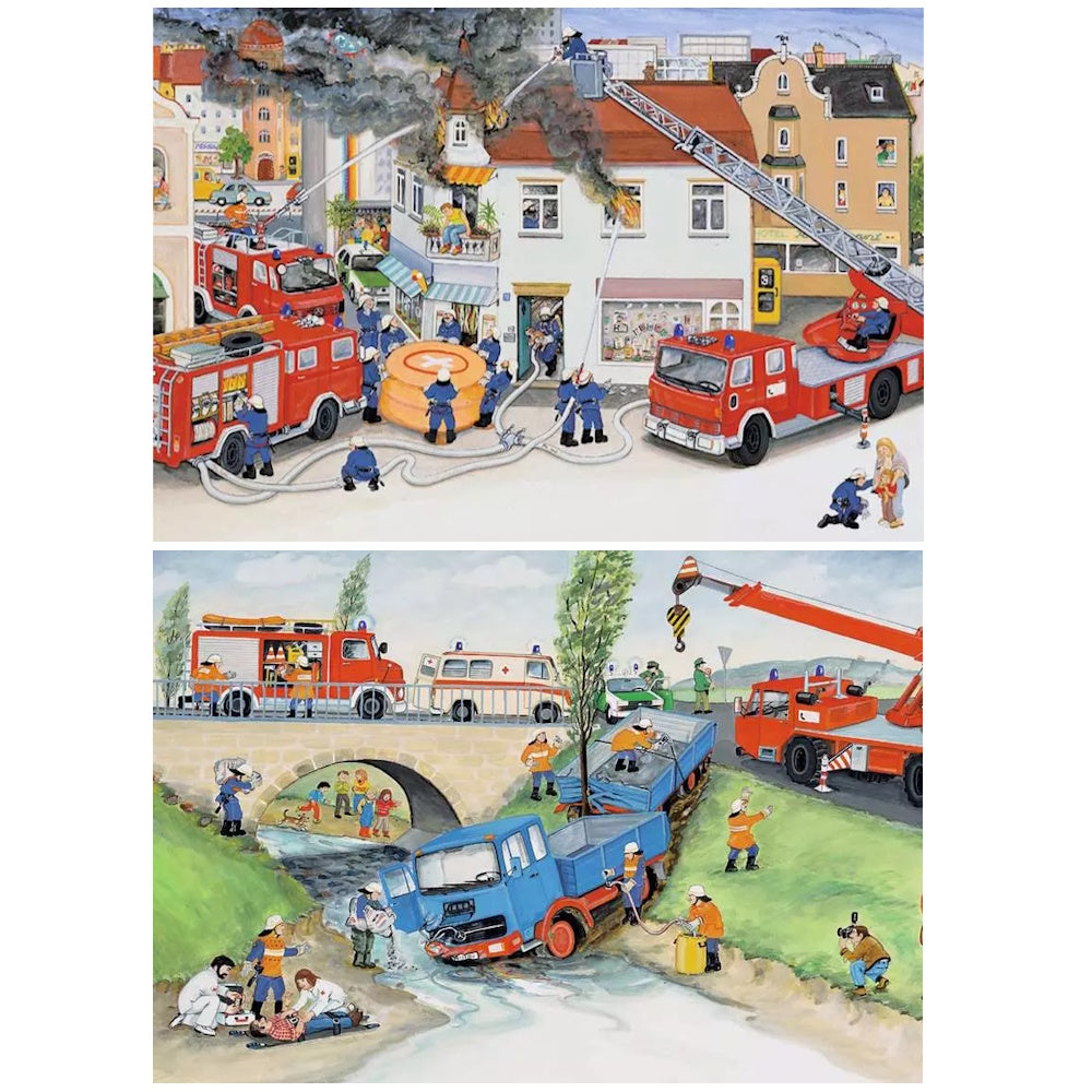 Ravensburger 2 x 24 Piece Puzzles - Fire Brigade