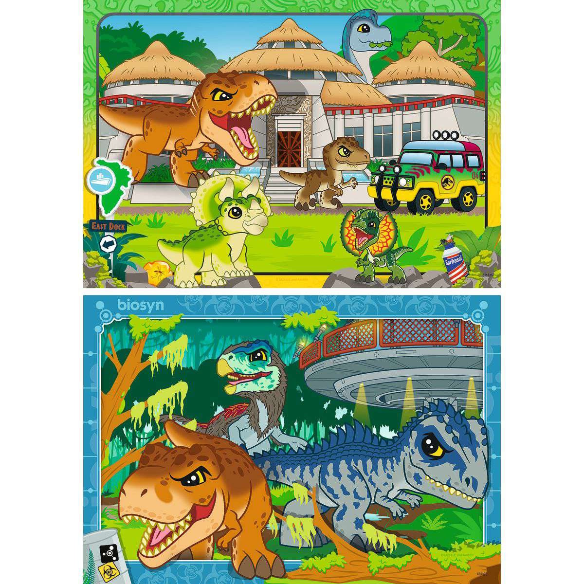 Ravensburger 2 x 24 Piece Puzzles - Jurassic World Explorers