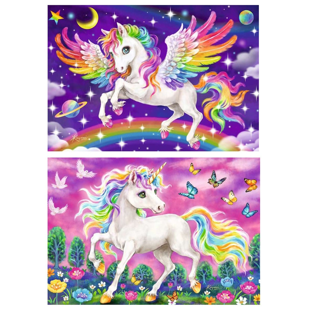 Ravensburger 2 x 24 Piece Puzzles - Unicorn & Pegasus