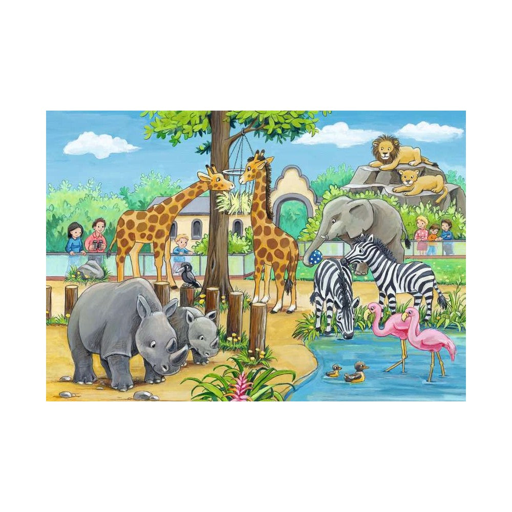 Ravensburger 2 x 24 Piece Puzzles - Welcome to the Zoo
