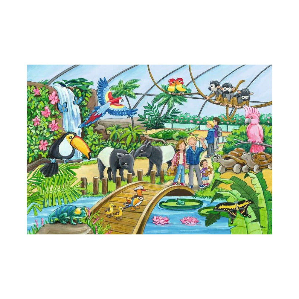 Ravensburger 2 x 24 Piece Puzzles - Welcome to the Zoo