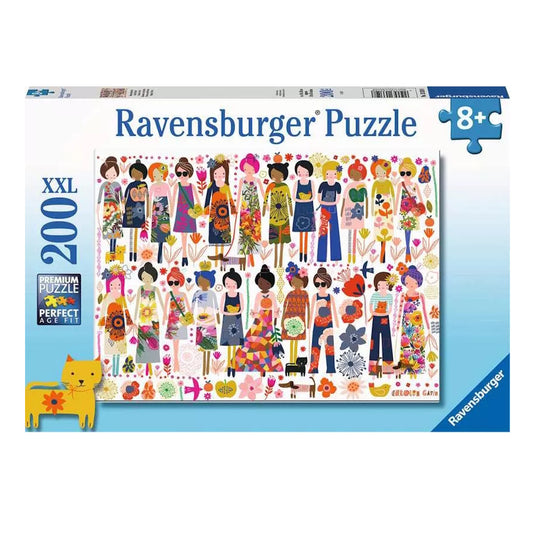 Ravensburger 200 Piece Puzzle - Flowers & Friends