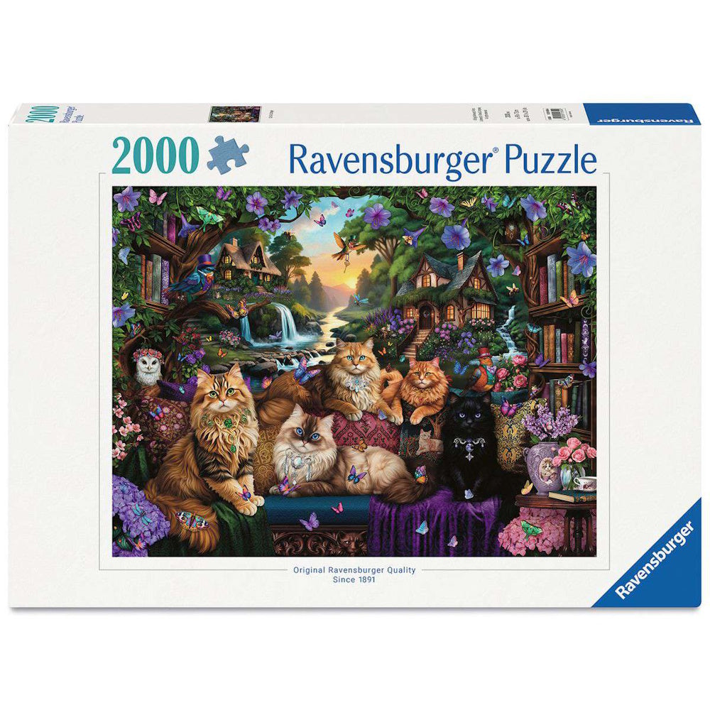 Ravensburger 2000 Piece Puzzle - Cat Tail Cottage