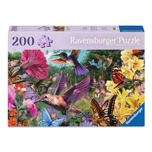 Ravensburger 200 XL Piece Puzzle - Hummingbirds & Butterflies