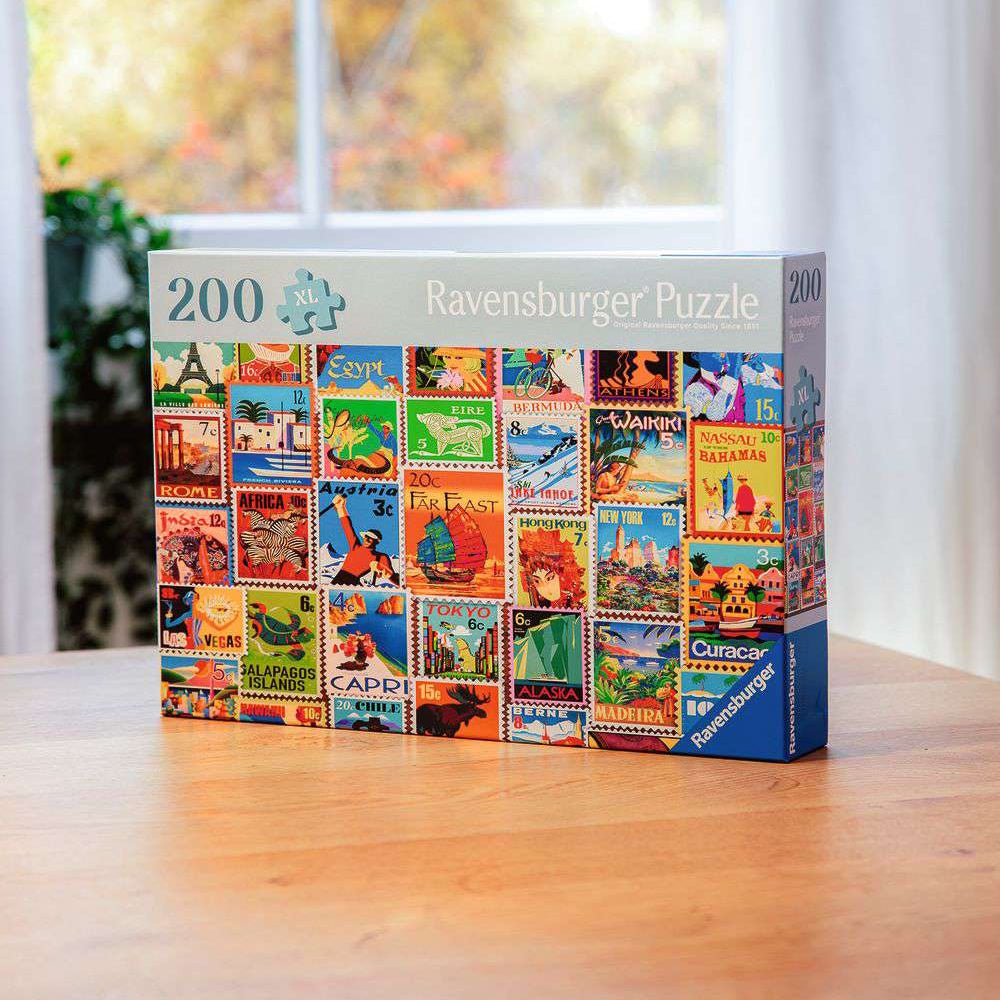 Ravensburger 200 XL Piece Puzzle - Travel Stamps