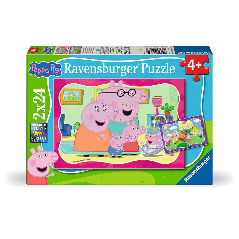 Ravensburger 2 x 24 Piece Puzzles - Peppa Pig New Adventures