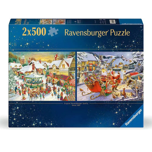 Ravensburger 2 x 500 Piece Puzzles - Christmas Collection No. 1