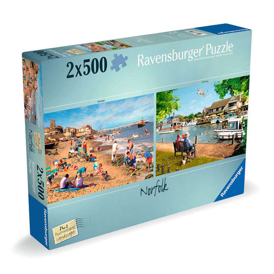 Ravensburger 2 x 500 Piece Puzzles - Picturesque Norfolk