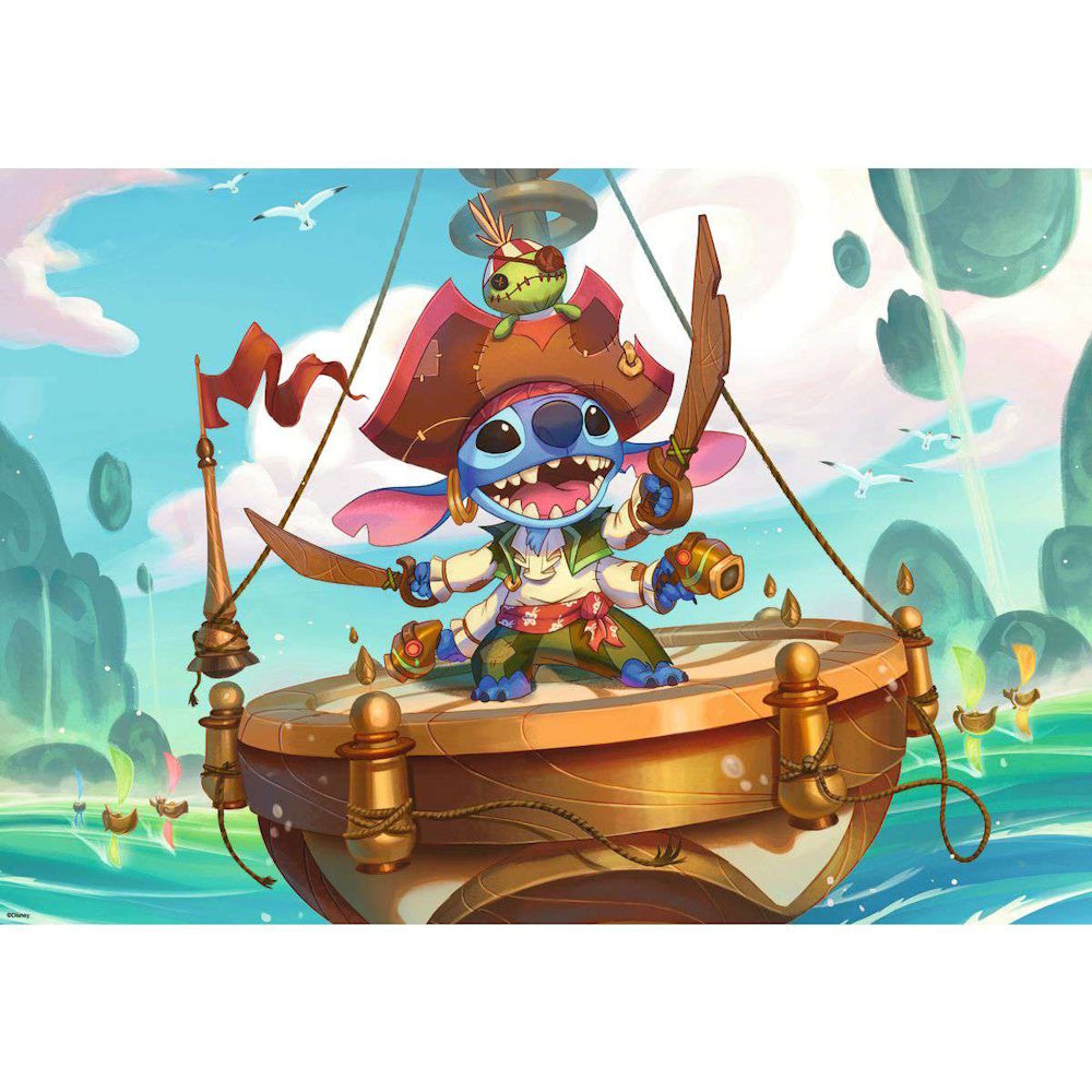 Ravensburger 300 Piece Puzzle - Disney Lorcana: Stitch Alien Buccaneer