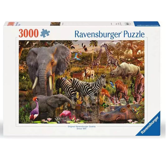 Ravensburger 3000 Piece Puzzle - African Animal World