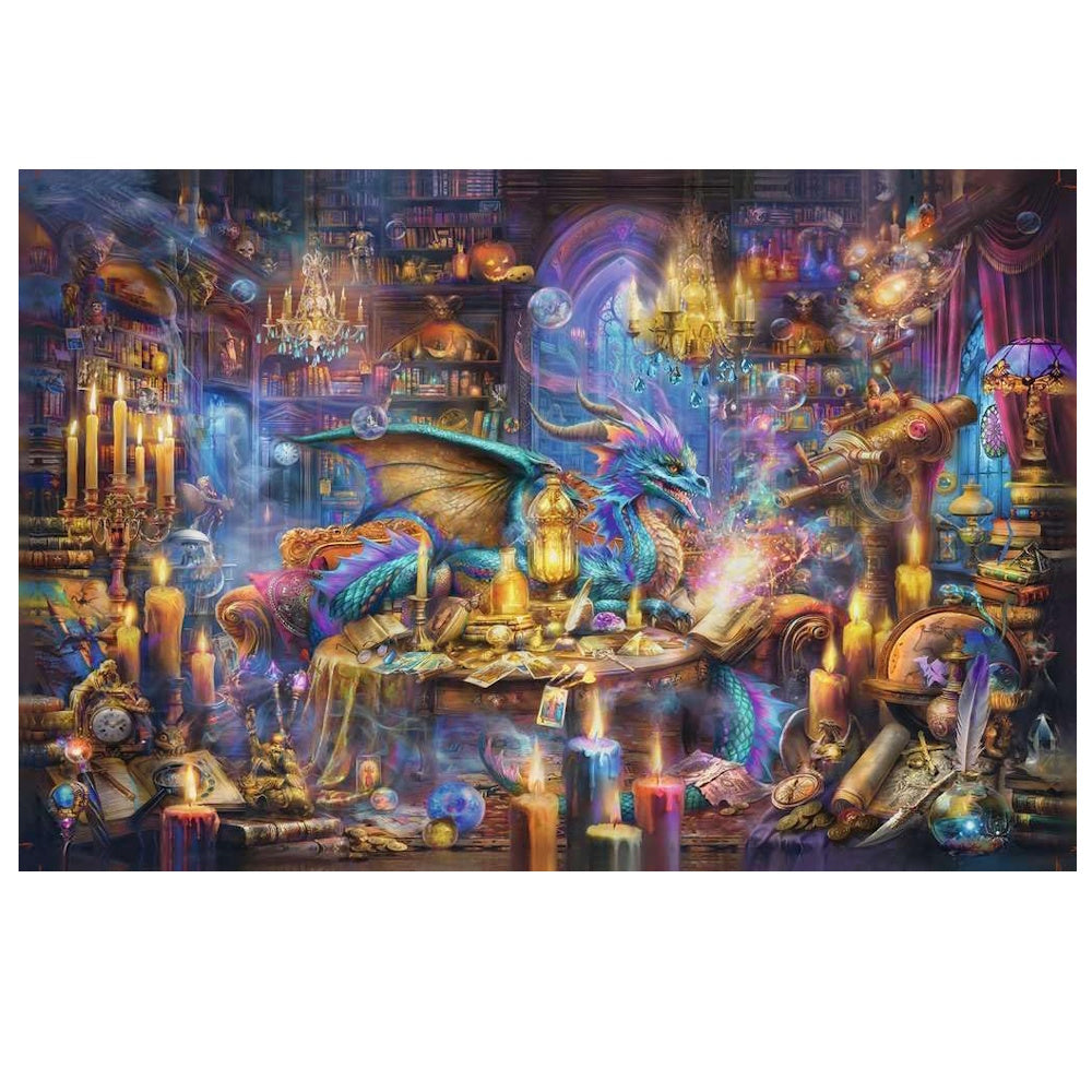 Ravensburger 3000 Piece Puzzle - Dragon's Library