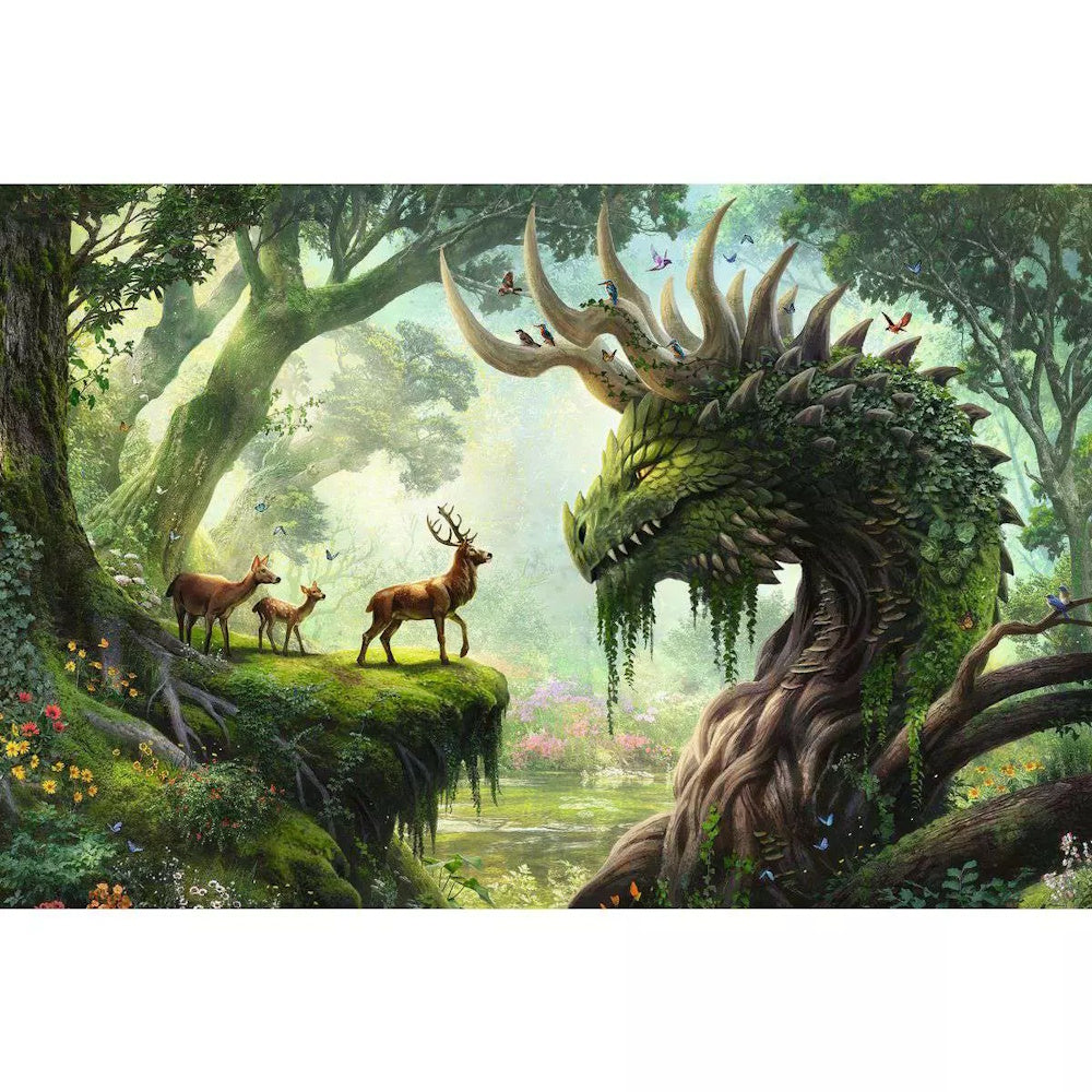 Ravensburger 3000 Piece Puzzle - The Forest Dragon Awakes