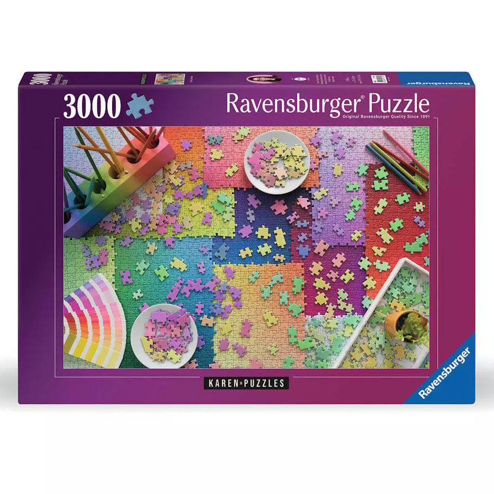 Ravensburger 3000 Piece Puzzle - Puzzles on Puzzles by Karen Puzzles