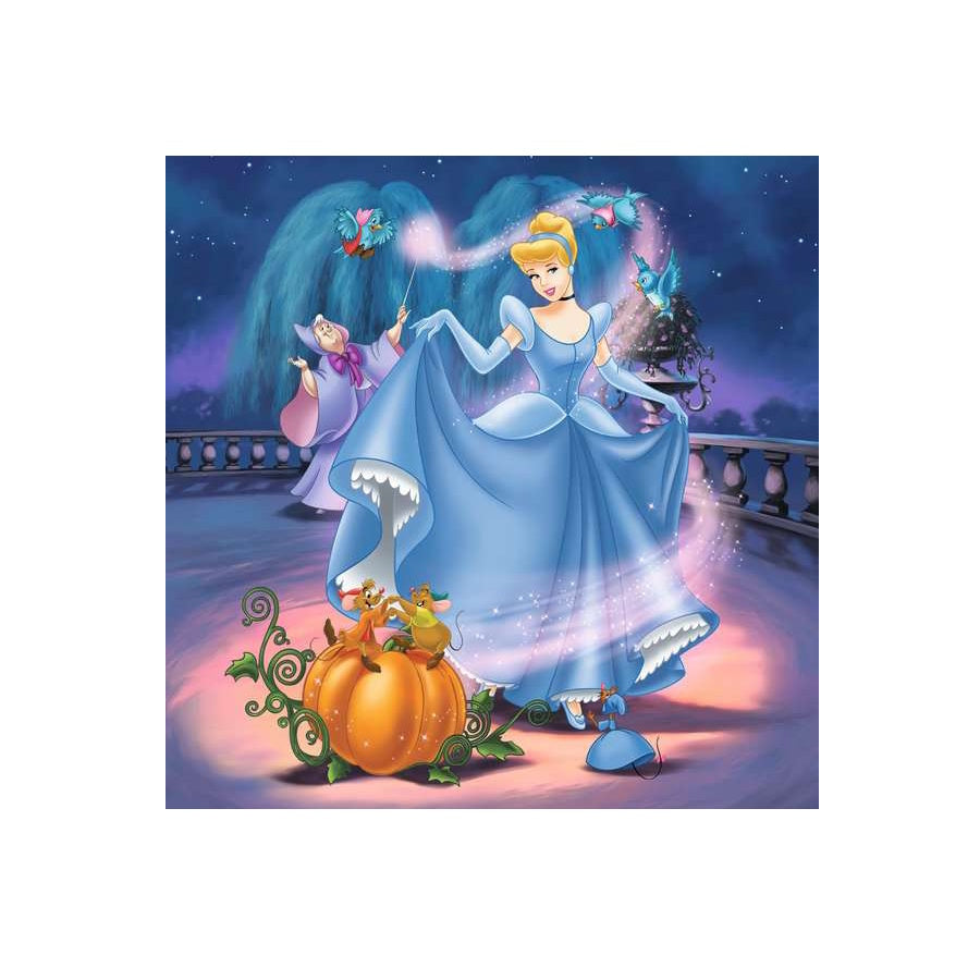 Ravensburger 3 x 49 Piece Puzzles - Disney Snow White, Cinderella & Ariel