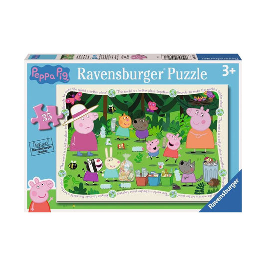 Ravensburger 35 Piece Puzzle - Peppa Pig Recycle Together