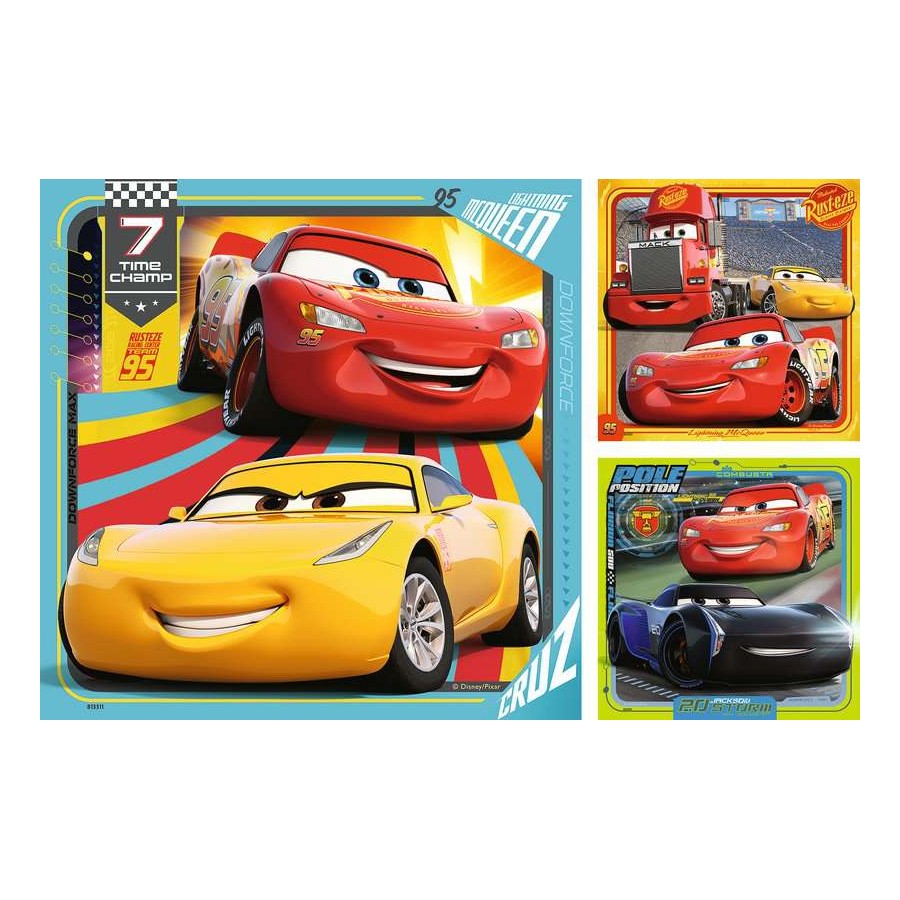 Ravensburger 3 x 49 Piece Puzzles - Disney Cars 3 Collection