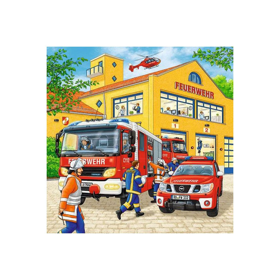 Ravensburger 3 x 49 Piece Puzzles - Fire Brigade Run