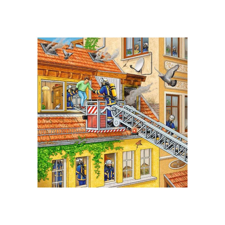 Ravensburger 3 x 49 Piece Puzzles - Fire Brigade Run