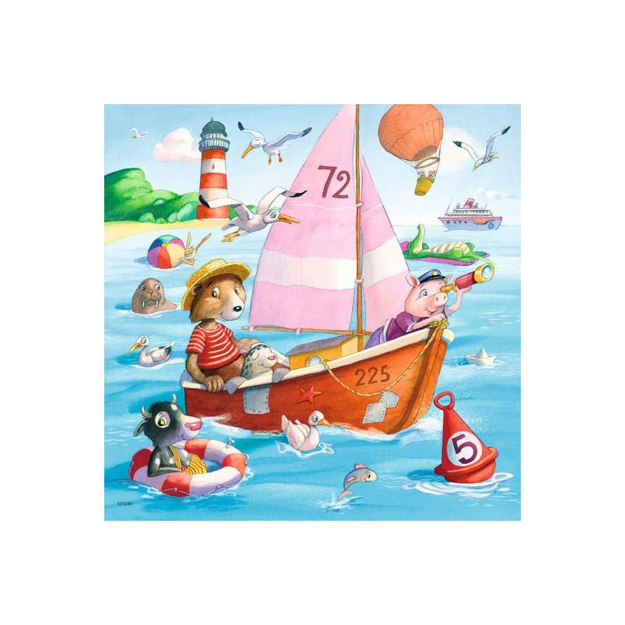 Ravensburger 3 x 49 Piece Puzzles - Fun on the Water
