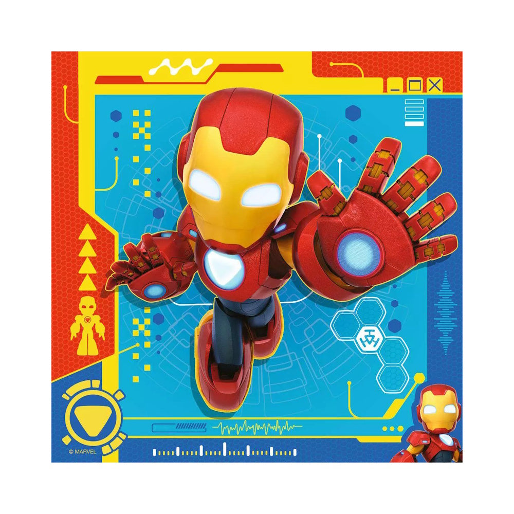 Ravensburger 3 x 49 Piece Puzzles - Marvel Iron Man & His Awesome Friends