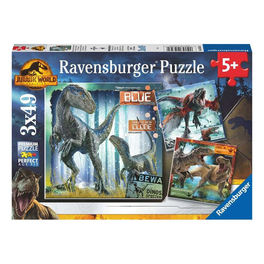 Ravensburger 3 x 49 Piece Puzzles - Jurassic World Restricted Access
