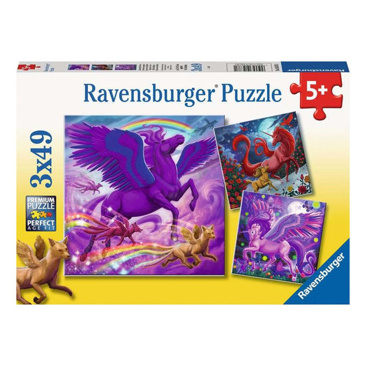 Ravensburger 3 x 49 Piece Puzzles - Mythical Majesty