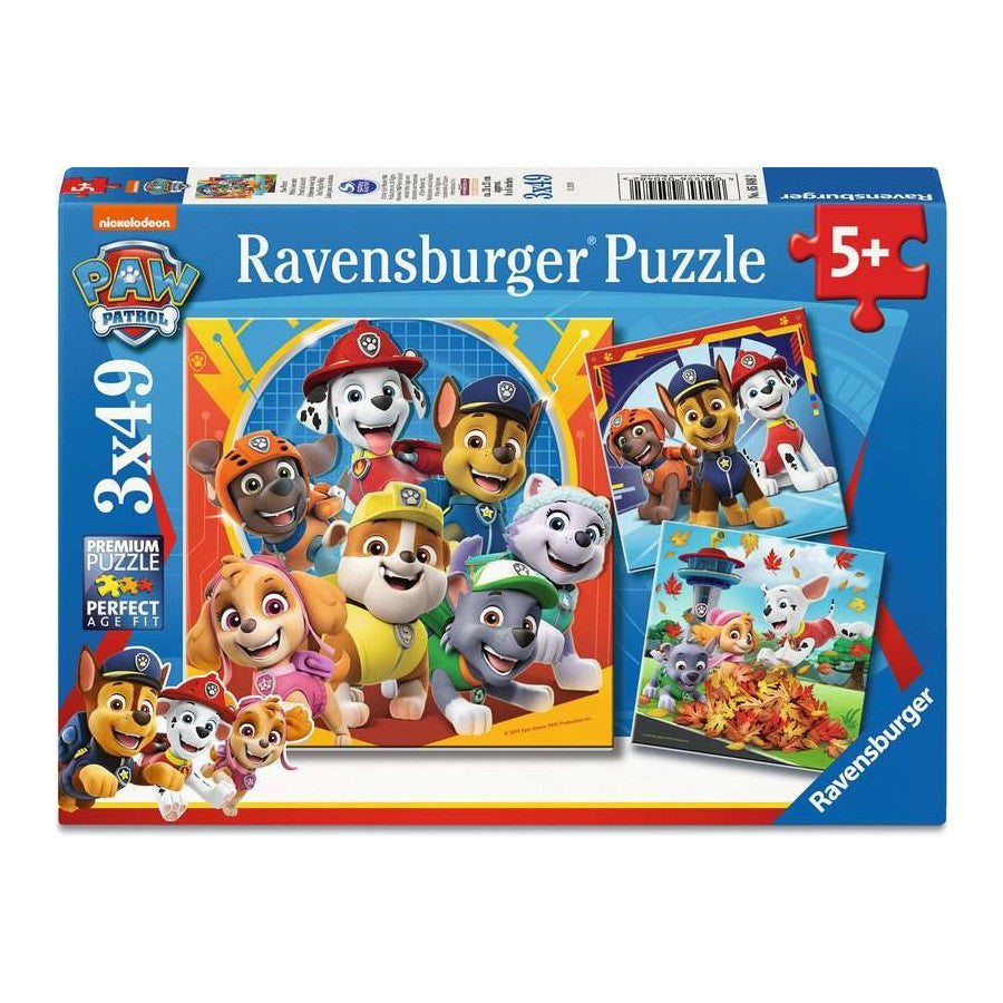 Ravensburger 3 x 49 Piece Puzzles - Paw Patrol Just Yelp for Help