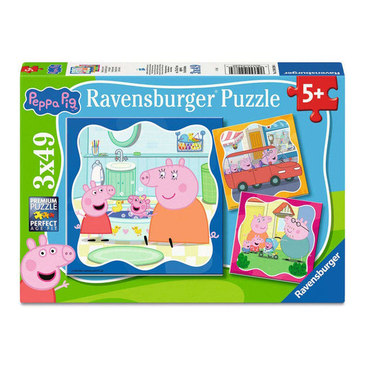 Ravensburger 3 x 49 Piece Puzzles - Peppa Pig Family Firsts