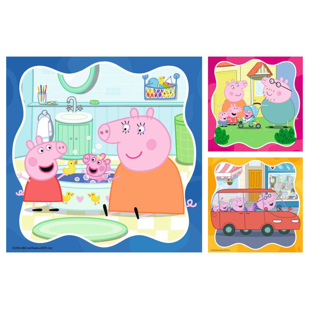 Ravensburger 3 x 49 Piece Puzzles - Peppa Pig Family Firsts