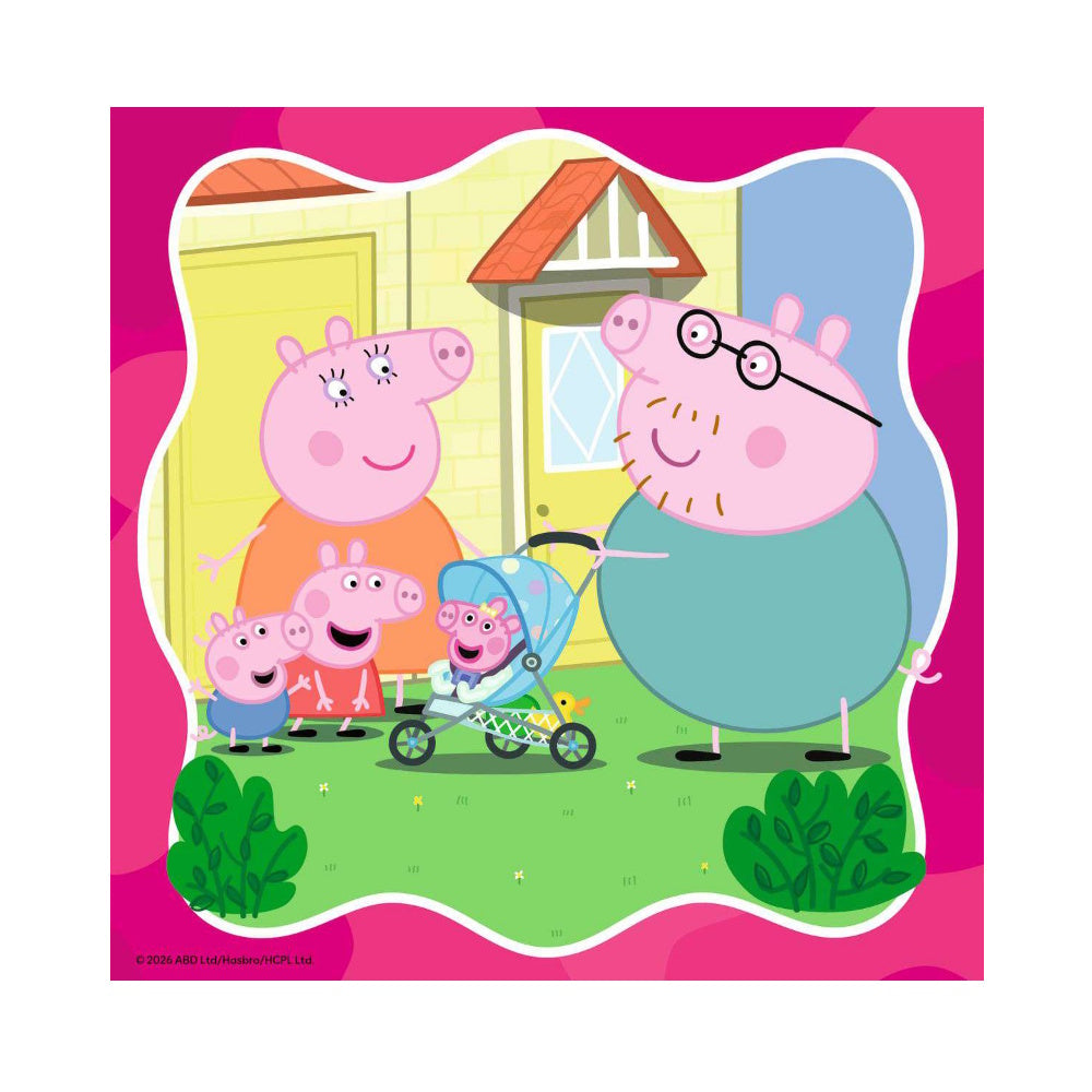 Ravensburger 3 x 49 Piece Puzzles - Peppa Pig Family Firsts