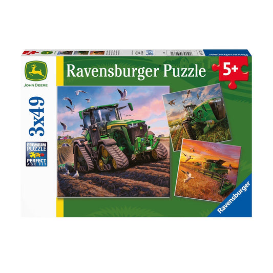 Ravensburger 3 x 49 Piece Puzzles - Seasons of John Deere