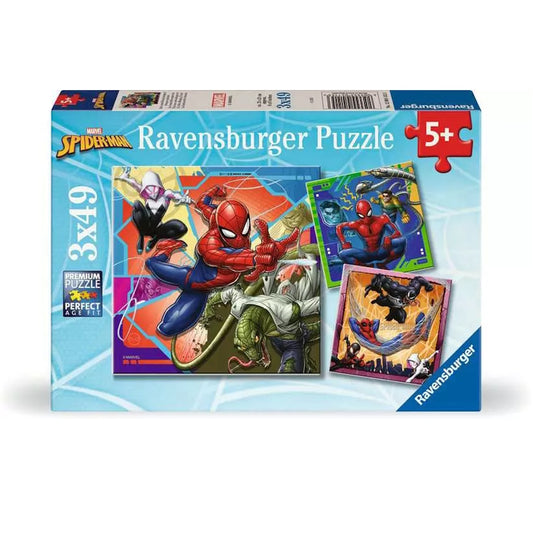 Ravensburger 3 x 49 Piece Puzzles - Marvel Spider-Man