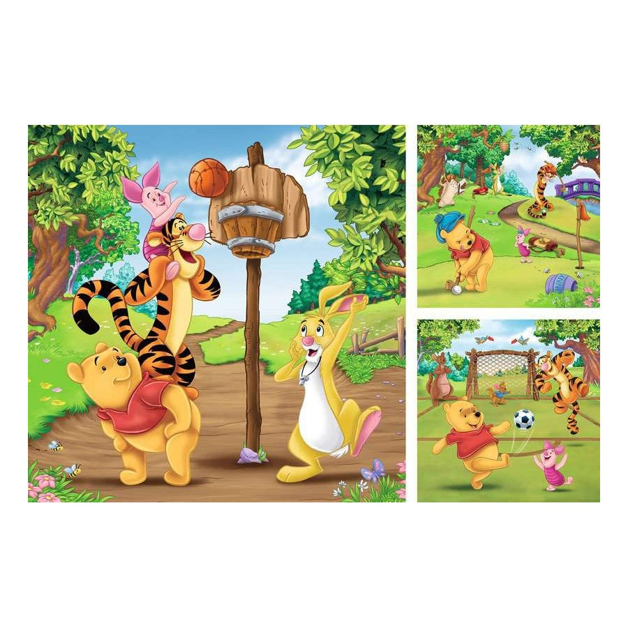 Ravensburger 3 x 49 Piece Puzzles - Winnie the Pooh Sports Days