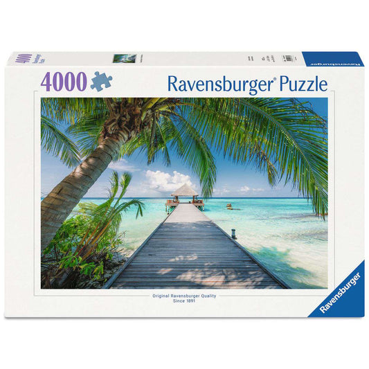 Ravensburger 4000 Piece Puzzle - Dream Beach in the Maldives